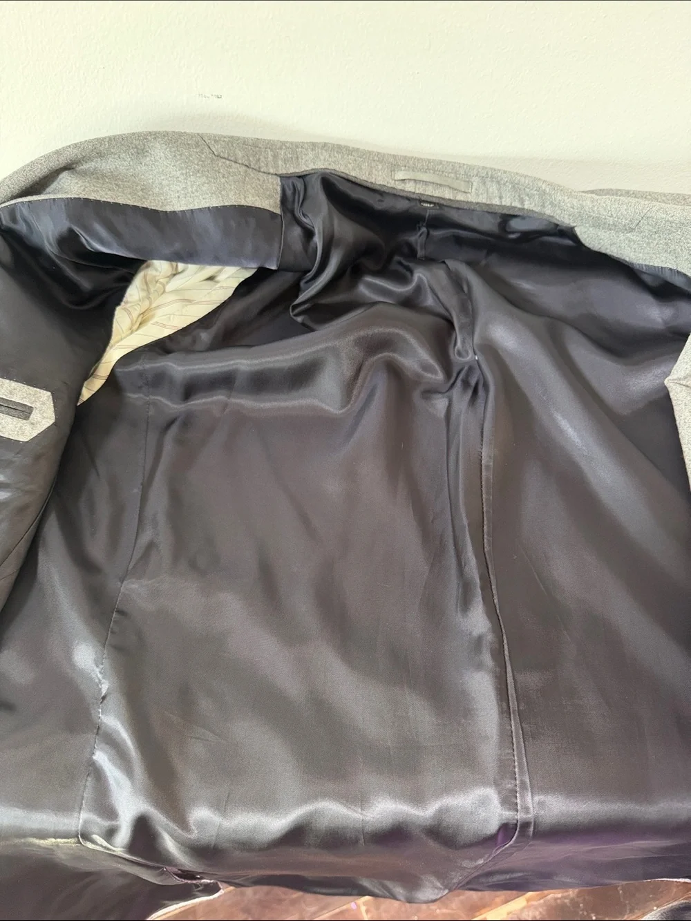 Men's Tailored Gray Two-Button Sport Coat